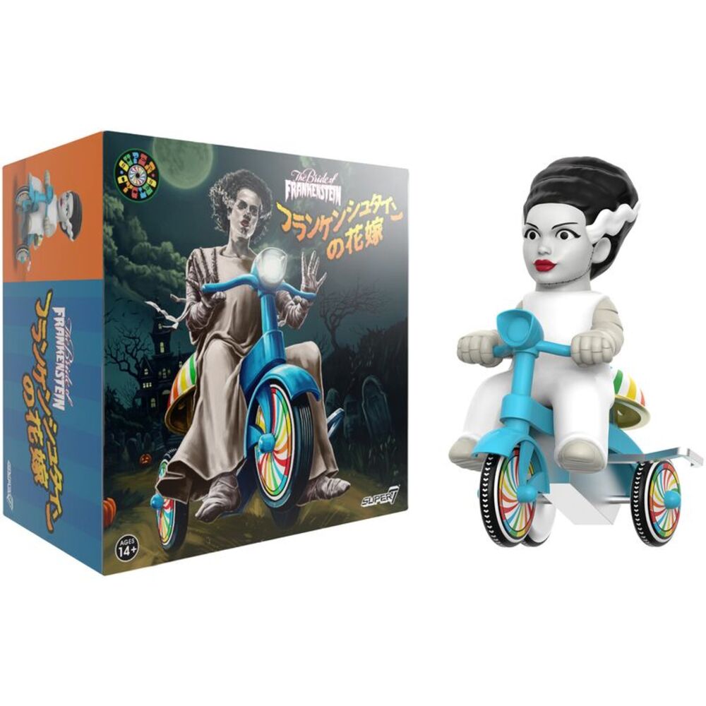 Super7 - Universal Monsters - Super Cycles - Bride Of Frankenstein (White with